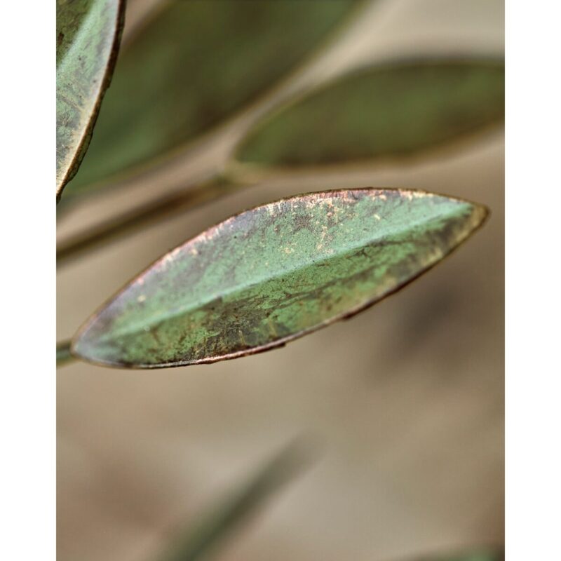 LEAVES - Kertastjaki, beige 20cm - Image 4